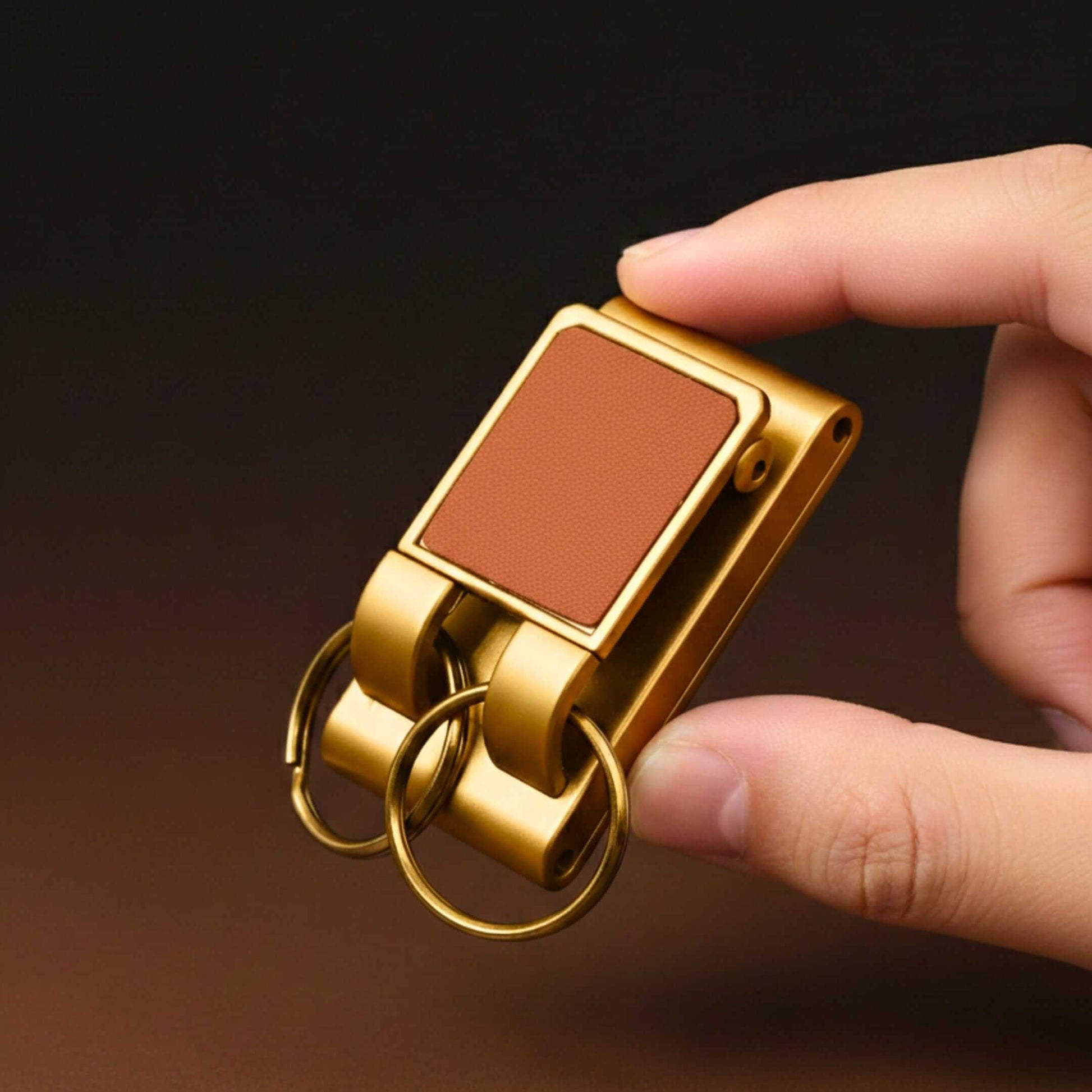 NEXRON - GOLD - Stainless Steel Keychain for Men & Boy — KeyChains for Men | THE MEN THING