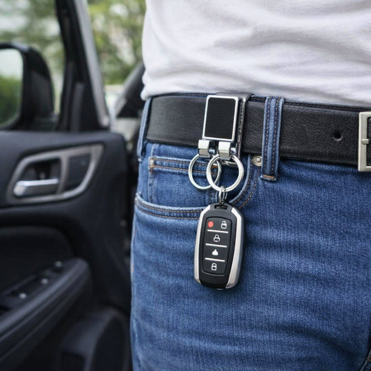 NEXRON - STEEL - Stainless Steel Keychain for Men & Boy - THE MEN THING
