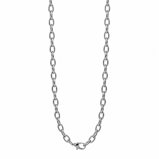 NIGHTSTEEL VEIN - 4mm Pure Stainless Steel Chain, 24inch for Men & Boys - THE MEN THING