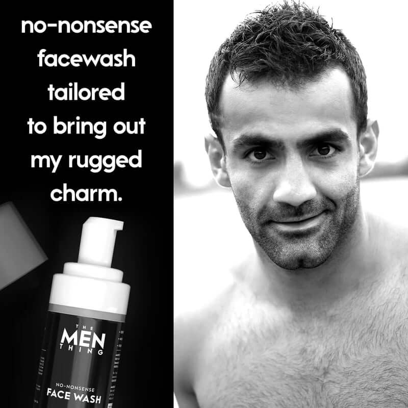 NO-NONSENSE - Foaming Face Wash For Men | Combating Acne and Pimples | Reduces Pigmentation | All Skin Type | Deep Cleanse for Exfoliation | Paraben & Sulphates Free 100 ML - THE MEN THING