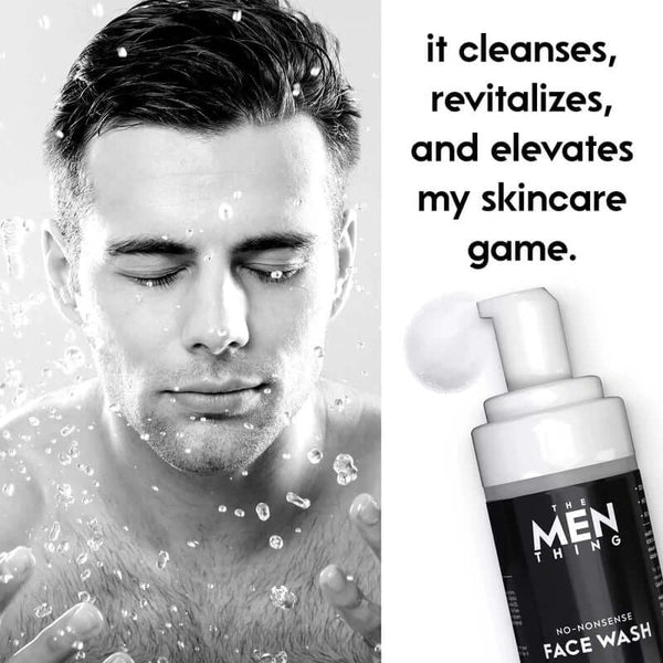 NO-NONSENSE - Foaming Face Wash For Men | Combating Acne and Pimples | Reduces Pigmentation | All Skin Type | Deep Cleanse for Exfoliation | Paraben & Sulphates Free 100 ML