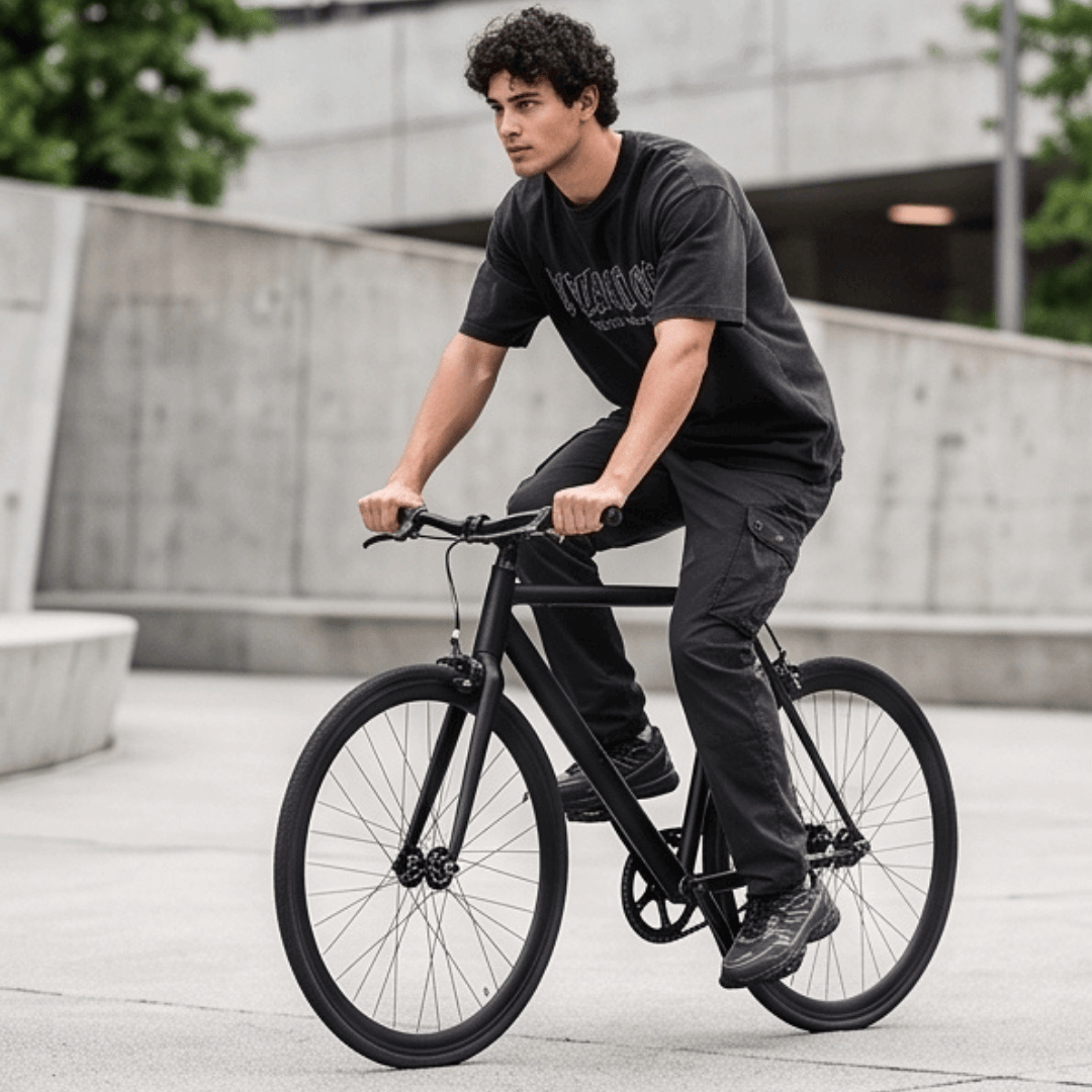 NOIR GLYPH Oversized T-Shirt - Black — T-Shirt for Men | THE MEN THING