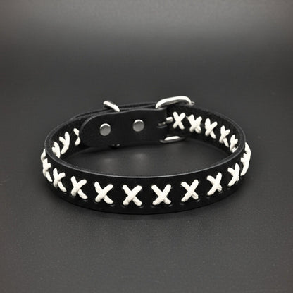 NOMAD X - 16mm Black Genuine Leather Adjustable Bracelet for Men & Boys (9 inch) - THE MEN THING
