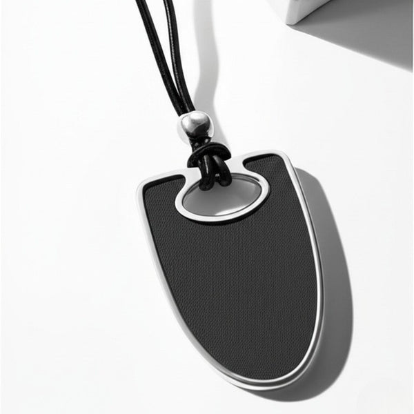 NYXEN EDGE - Titanium Steel Pendant with Adjustable Rope Chain for Men & Boys