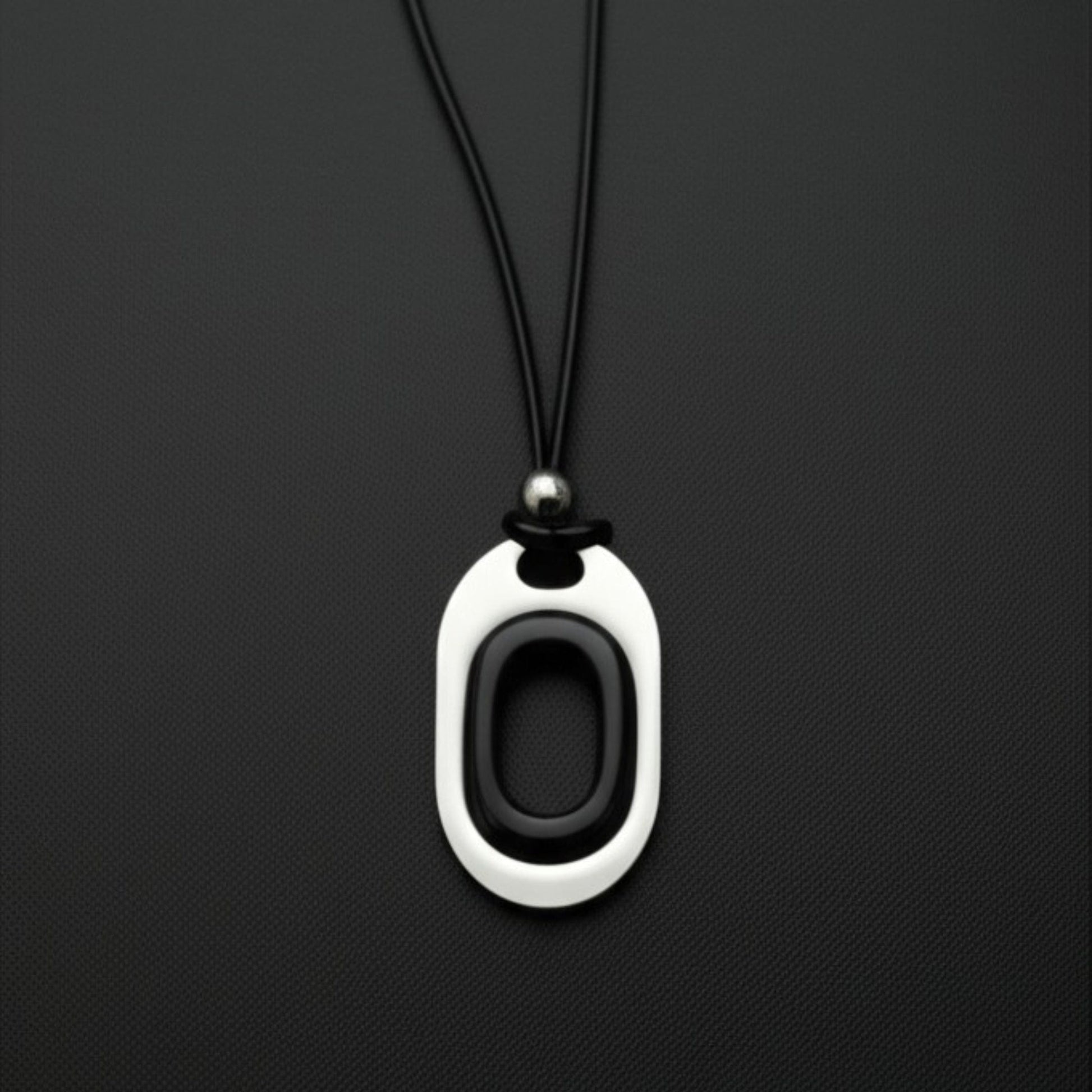 OBLIVION LOOP - Titanium Steel Pendant with Adjustable Rope Chain for Men & Boys - THE MEN THING