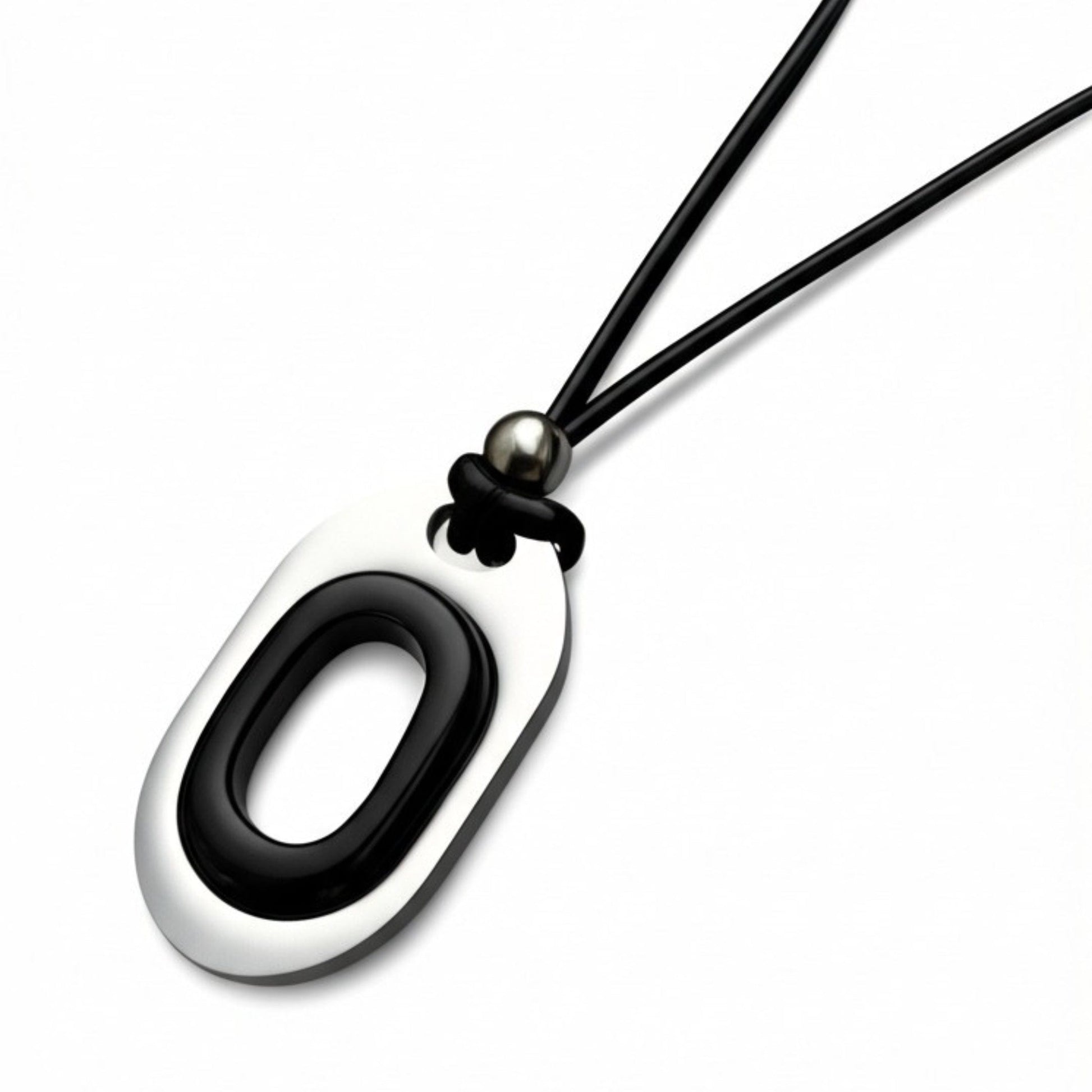 OBLIVION LOOP - Titanium Steel Pendant with Adjustable Rope Chain for Men & Boys - THE MEN THING