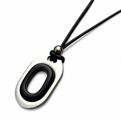 OBLIVION LOOP - Titanium Steel Pendant with Adjustable Rope Chain for Men & Boys - THE MEN THING