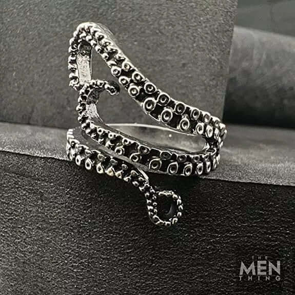 OCTOPOD - Alloy Adjustable Vintage Ring, American trending Style for Men & Boys