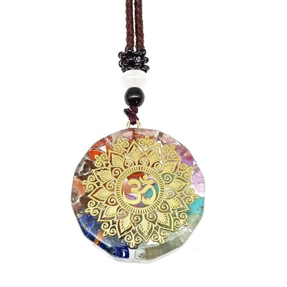 OM AURA - Om Symbol necklace with 30 inch Adjustable Rope Chain for Men & Boys - THE MEN THING