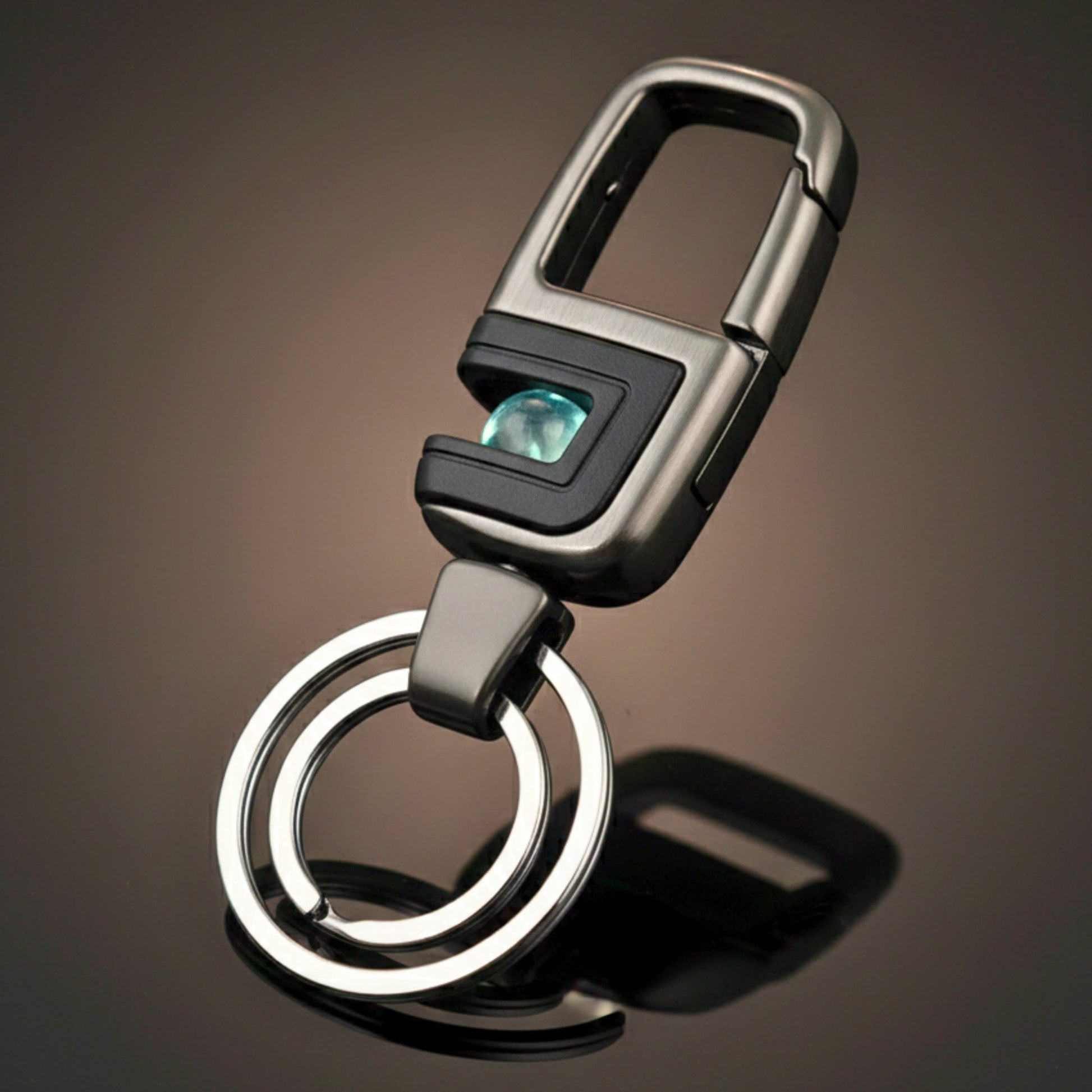 ORBIT CLIP - BLACK - Stainless Steel Keychain for Men & Boy - THE MEN THING