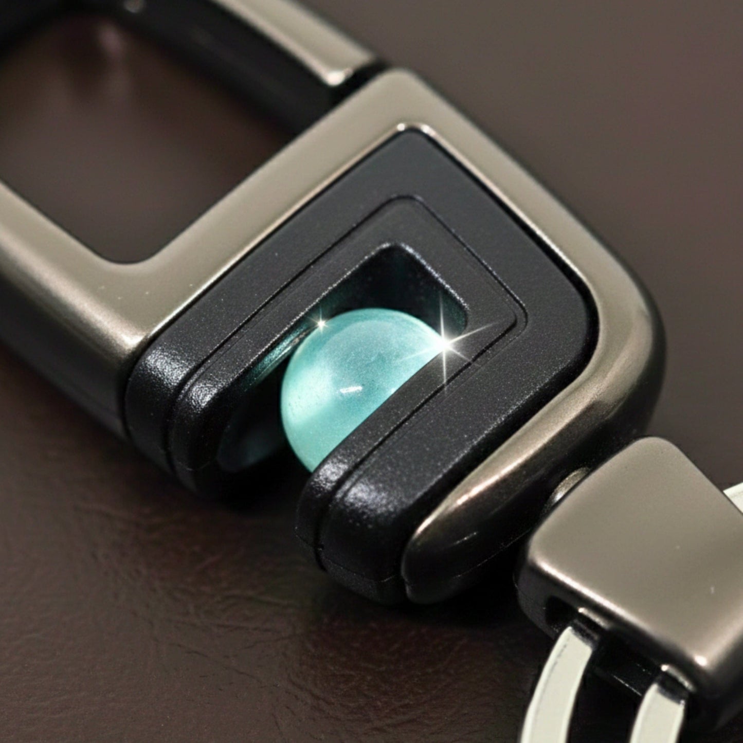 ORBIT CLIP - BLACK - Stainless Steel Keychain for Men & Boy - THE MEN THING