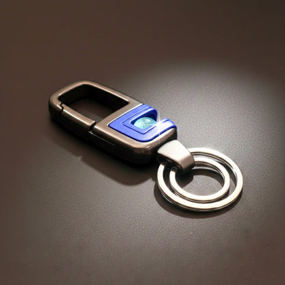 ORBIT CLIP - BLUE - Stainless Steel Keychain for Men & Boy - THE MEN THING