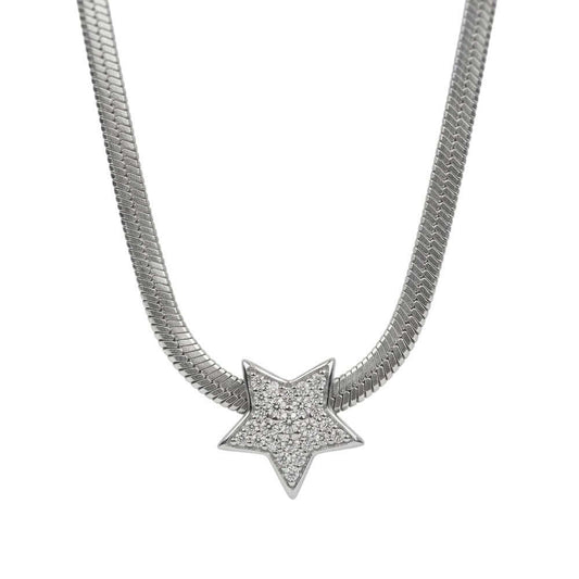 ORION STAR - 13mm Titanium Steel Pendant with 19 to 21inch Adjustable Snake 5mm Chain for Men & Boys — SS Pendant/ Necklace for Men | THE MEN THING