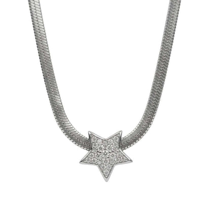 ORION STAR - 13mm Titanium Steel Pendant with 19 to 21inch Adjustable Snake 5mm Chain for Men & Boys — SS Pendant/ Necklace for Men | THE MEN THING