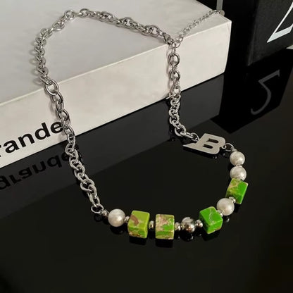 ORVYN STACK - 10mm Titanium Steel Pendant with 19 to 21inch Adjustable 8mm Chain for Men & Boys - THE MEN THING