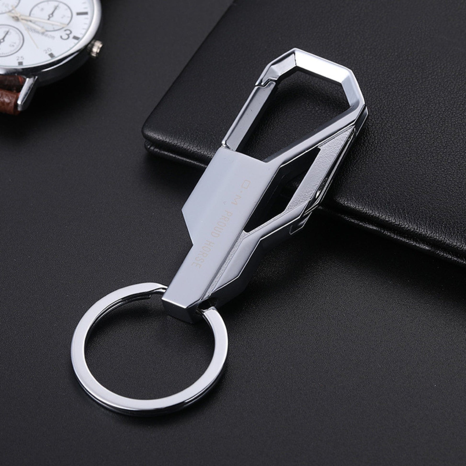 PHANTOM GRIP - STEEL - Stainless Steel Keychain for Men & Boy - THE MEN THING