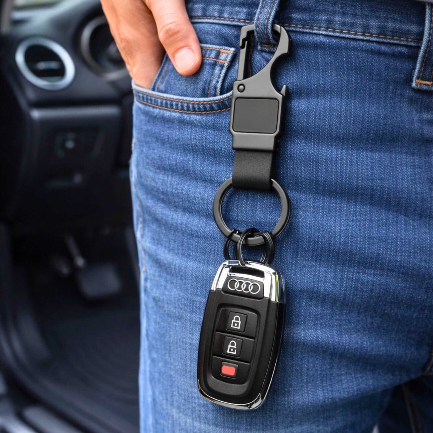 PHANTOM HOOK - Stainless Steel Keychain for Men & Boy — KeyChains for Men | THE MEN THING