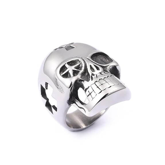PHANTOM  Titanium Steel Ring for Men and Boys (Size-21) - THE MEN THING