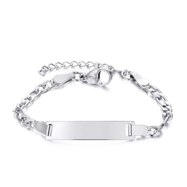 ENGRAVED - PRIME MONARCH - Pure Titanium Steel 6 to 8 inch Adjustable Bracelet for Men & Boys