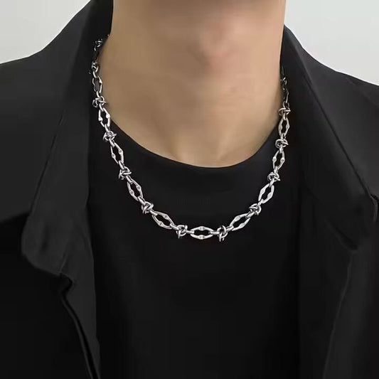 RAVELLO - 8mm Chain Pure Stainless Steel 23inch for Men & Boys - THE MEN THING