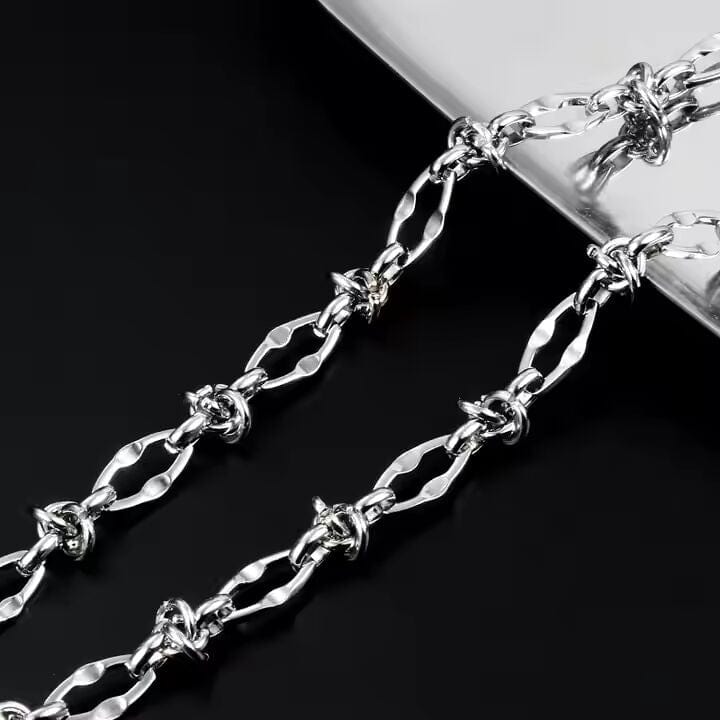 RAVELLO - 8mm Chain Pure Stainless Steel 23inch for Men & Boys - THE MEN THING