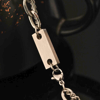 RED HALO CROSS - 16mm Titanium Steel Pendant with 20inch Chain for Men & Boys - THE MEN THING