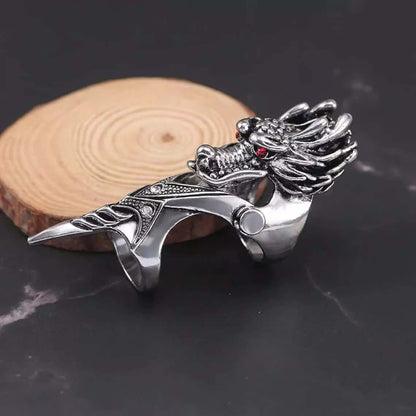 REDEYEGON - Gothic Adjustable Knuckle Joint Full Finger Ring for Men & Boys — Rings for Men | THE MEN THING