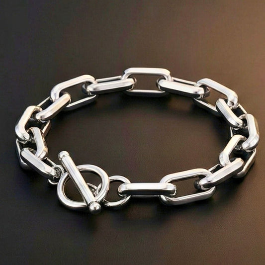 REGENT ELITE - Pure Titanium Steel Bracelet for Men & Boys (8inch) - THE MEN THING