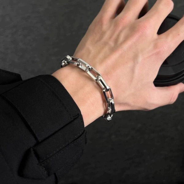 REGENT ELITE - Pure Titanium Steel Bracelet for Men & Boys (8inch)