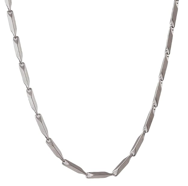 RICE CHAIN - Pure Stainless Steel 24inch - European Trending Style - Necklace for Men & Boy - THE MEN THING