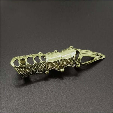 RINOSKIN - Bronze Guard Adjustable Knuckle Joint Full Finger Ring for Men & Boys