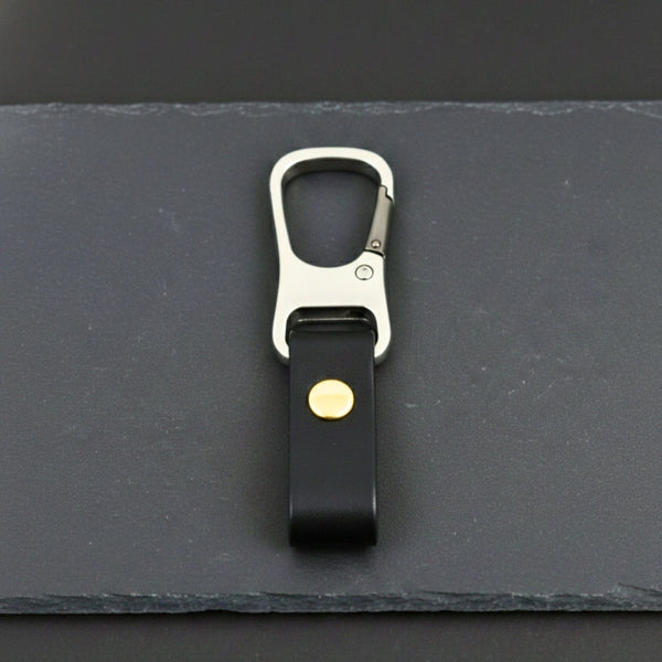 ROGUE CLIP BLACK - Stainless Steel Keychain for Men & Boy