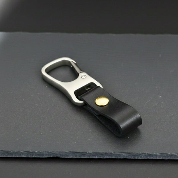 ROGUE CLIP BLACK - Stainless Steel Keychain for Men & Boy
