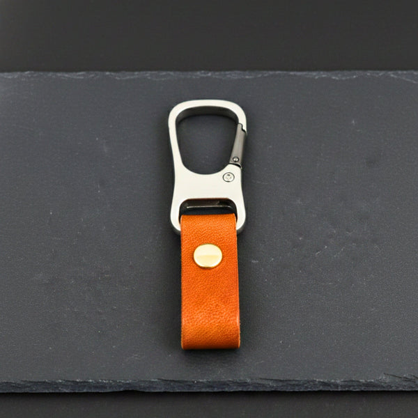ROGUE CLIP BROWN - Stainless Steel Keychain for Men & Boy