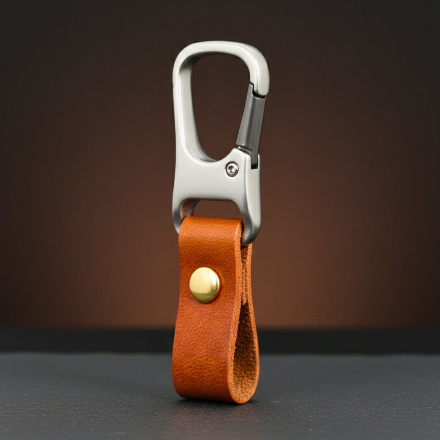 ROGUE CLIP BROWN - Stainless Steel Keychain for Men & Boy - THE MEN THING