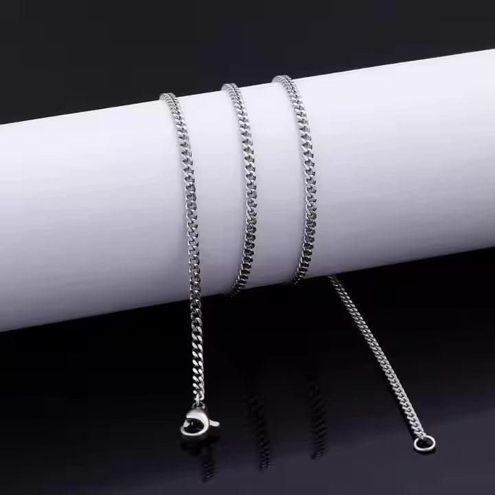 ROLO CHAIN NECKLACE - 2.2mm Pure Stainless Steel Chain - 24inch for Men & Boys - THE MEN THING