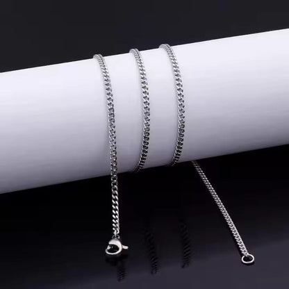 ROLO CHAIN NECKLACE - 2.2mm Pure Stainless Steel Chain - 24inch for Men & Boys - THE MEN THING