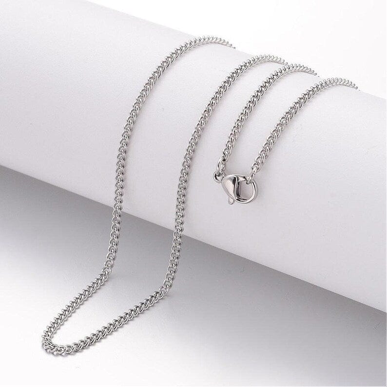 ROLO CHAIN NECKLACE - 2.2mm Pure Stainless Steel Chain - 24inch for Men & Boys - THE MEN THING