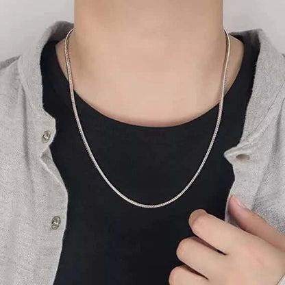 ROUND SNAKE - Chain for Men - 2.3mm Stainless Steel 24inch for Men & Boys - THE MEN THING
