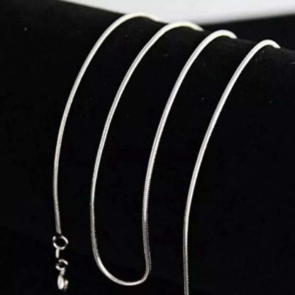 ROUND SNAKE - Chain for Men - 2.3mm Stainless Steel 24inch for Men & Boys - THE MEN THING