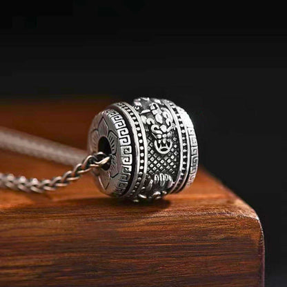 RYXION TITAN - 13mm Titanium Steel Pendant with 21inch Twisted 3mm Chain for Men & Boys — SS Pendant/ Necklace for Men | THE MEN THING