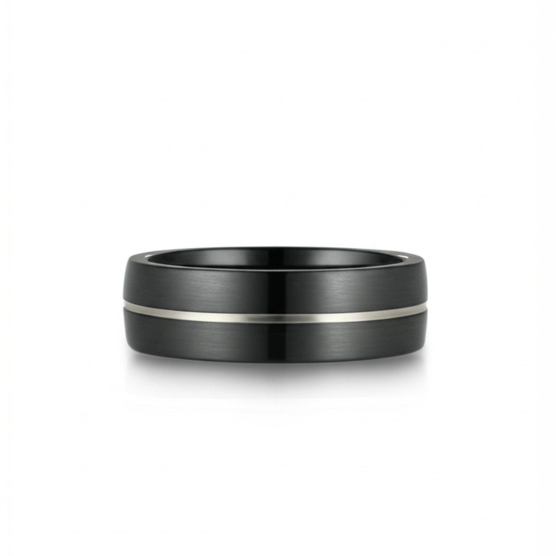 Royal Series - BLACK STRIKE RING - Pure Stainless Steel Men’s Black-Steel-Plated Ring – Statement Luxury Jewelry (Size : 17-20-22-25-27) - THE MEN THING