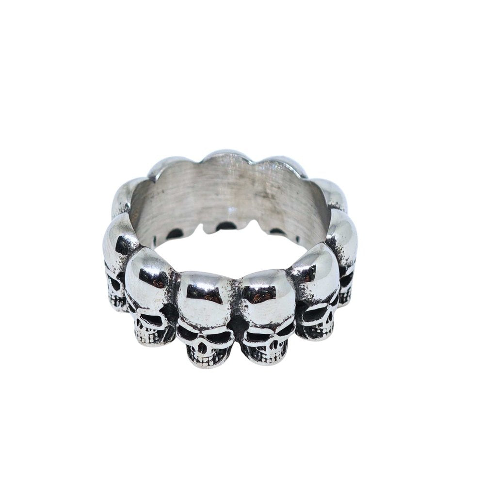 Royal Series - BONE CIRCLE RING - Pure Stainless Steel Men’s Steel-Plated Ring – Statement Luxury Jewelry (Size :21-22-24-25-27-30 ) - THE MEN THING