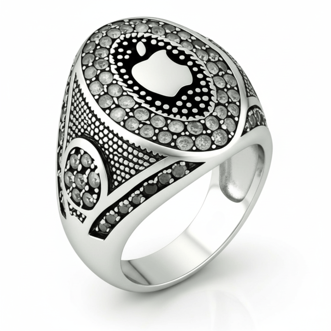 Royal Series - CORE ICON RING - Pure Stainless Steel Men’s Steel-Plated Ring – Statement Luxury Jewelry (Size : 19-22-24) — Rings for Men | THE MEN THING