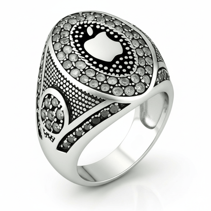 Royal Series - CORE ICON RING - Pure Stainless Steel Men’s Steel-Plated Ring – Statement Luxury Jewelry (Size : 19-22-24) — Rings for Men | THE MEN THING