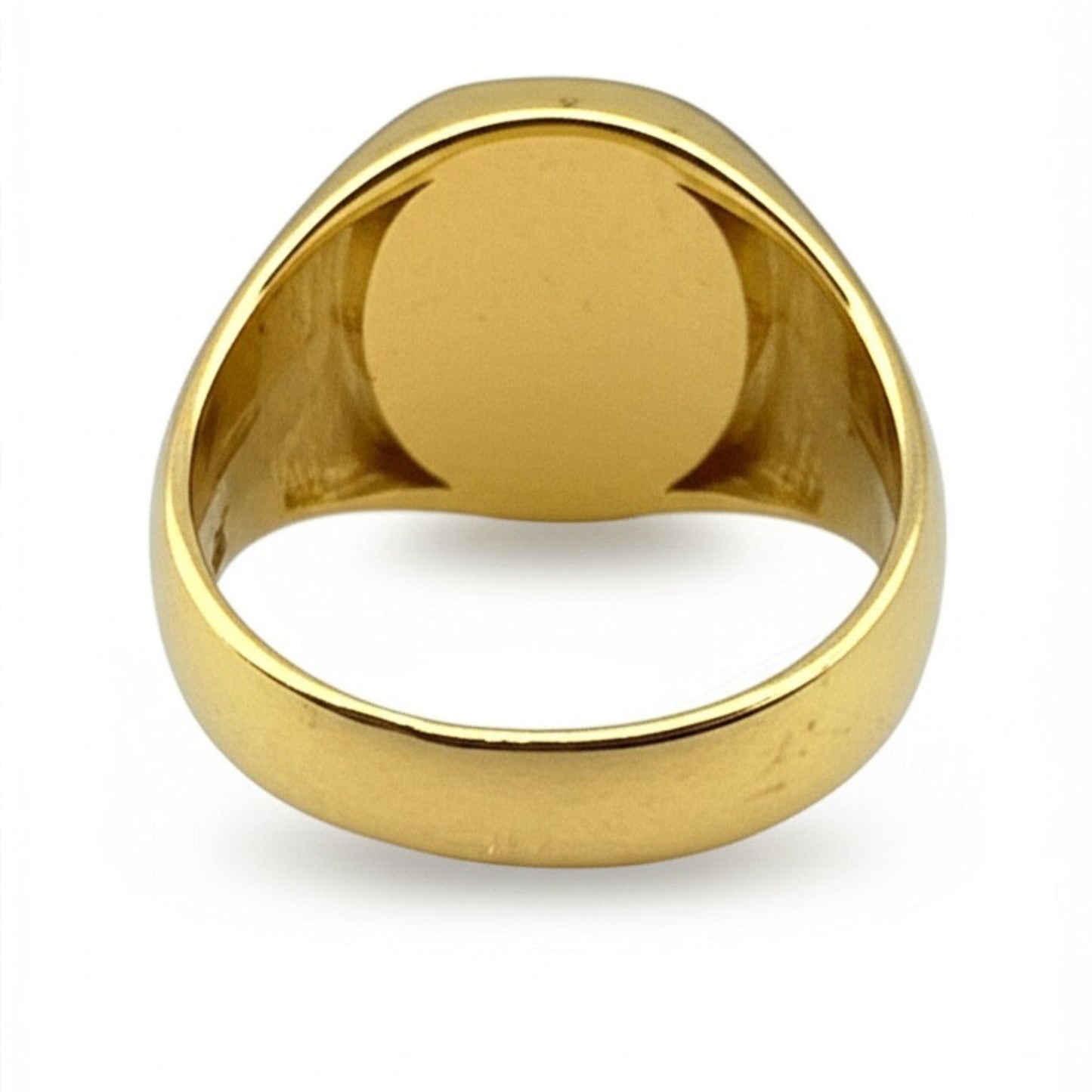 Royal Series - GOLDEN REIGN RING - Pure Stainless Steel Men’s Gold Black-Plated Ring – Statement Luxury Jewelry (Size : 16-19-22-24-26) - THE MEN THING