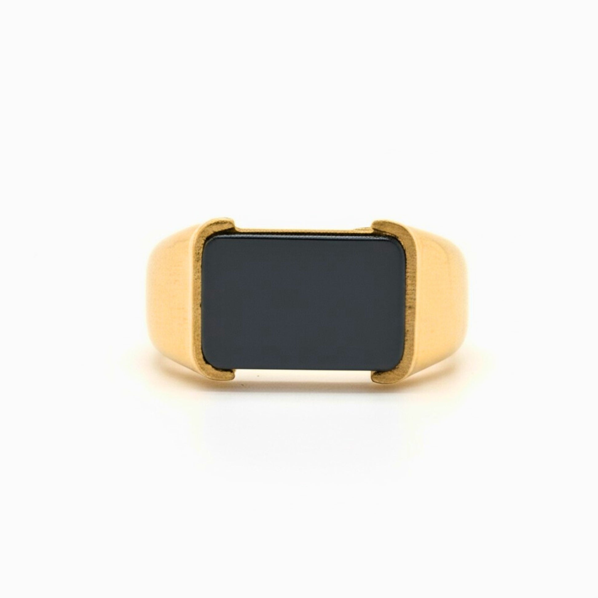 Royal Series - GOLDEN SPECTER RING - Pure Stainless Steel Men’s Steel-Plated Ring – Statement Luxury Jewelry (Size : 16-19-22) - THE MEN THING