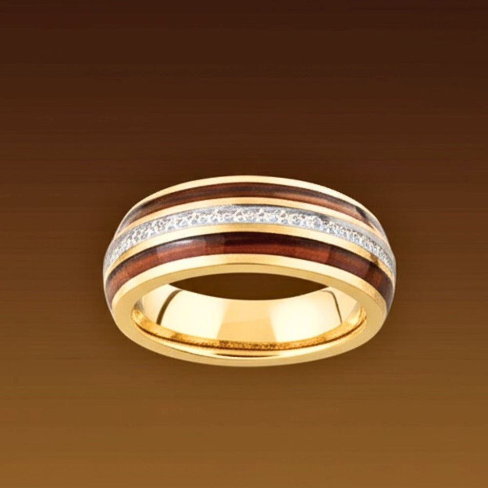 Royal Series - HELIOS CREST RING - Pure Stainless Steel Men’s Gold-Plated Ring – Statement Luxury Jewelry (Size : -17-19-23-25) — Rings for Men | THE MEN THING