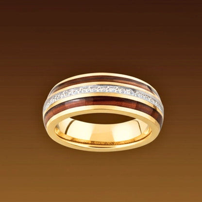 Royal Series - HELIOS CREST RING - Pure Stainless Steel Men’s Gold-Plated Ring – Statement Luxury Jewelry (Size : -17-19-23-25) — Rings for Men | THE MEN THING