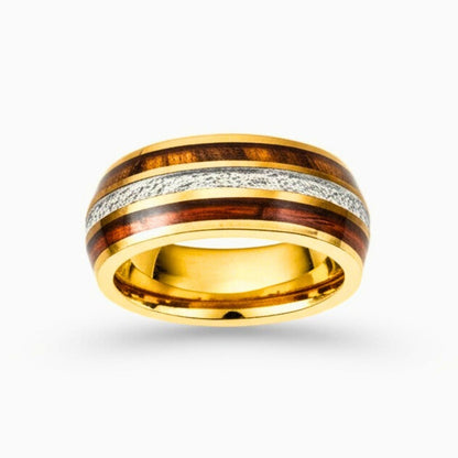 Royal Series - HELIOS CREST RING - Pure Stainless Steel Men’s Gold-Plated Ring – Statement Luxury Jewelry (Size : -17-19-23-25) — Rings for Men | THE MEN THING